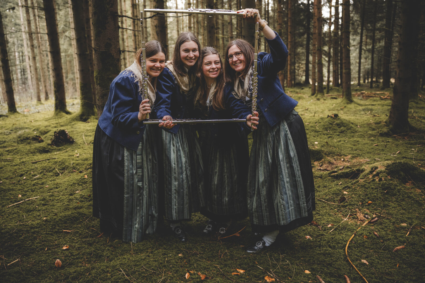 Das Register Flöten des Musikvereins Wuchzenhofen